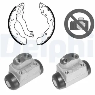 Комплект тормозных колодок DELPHI KP1108