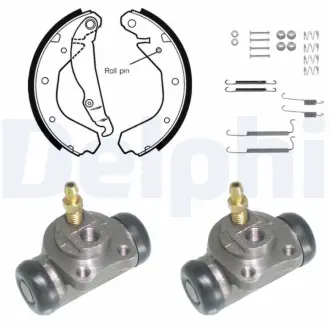 Комплект тормозных колодок DELPHI KP743