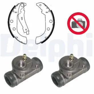 Комплект тормозных колодок DELPHI KP763