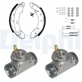 Комплект тормозных колодок DELPHI KP874