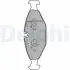 Комплект тормозных колодок, дисковый тормоз DELPHI LP1000 (фото 1)