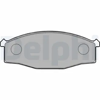 Комплект тормозных колодок, дисковый тормоз DELPHI LP1146