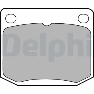 Комплект тормозных колодок, дисковый тормоз DELPHI LP131