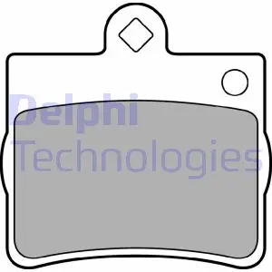Гальмівні колодки дискові MERCEDES C W202 180/200/200CDI/200D/220CDI/220D/230 03.93-05.00 "R DELPHI LP1402