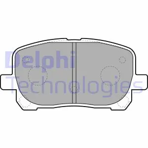 Гальмівні колодки дискові TOYOTA Avensis Verso "F "01-05 DELPHI LP1711