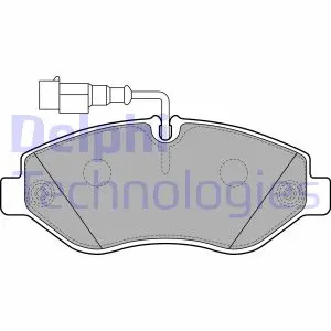 Комплект тормозных колодок, дисковый тормоз DELPHI LP2043