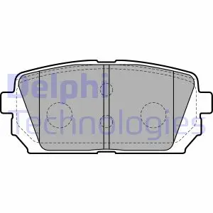 Гальмівні колодки. дискові DELPHI LP2051