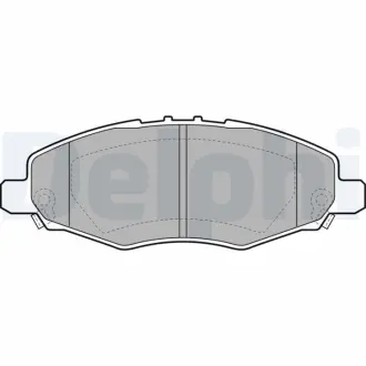 Гальмівні колодки, дискові DELPHI LP2059