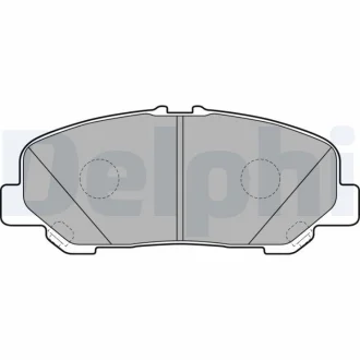 TOYOTA колодки гальм. передн. PREVIA III 05- DELPHI LP2119