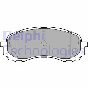 Комплект тормозных колодок, дисковый тормоз DELPHI LP2128 (фото 1)