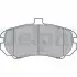 Комплект тормозных колодок, дисковый тормоз DELPHI LP2150 (фото 1)