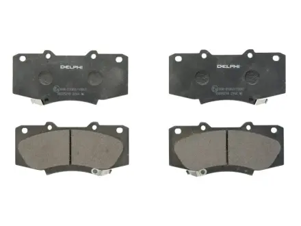 Гальмівні колодки дискові TOYOTA Hilux/Fortuner "F "07>> DELPHI LP2244