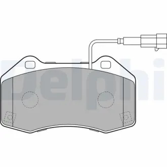 Комплект тормозных колодок, дисковый тормоз DELPHI LP2280