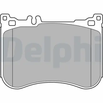 Комплект тормозных колодок, дисковый тормоз DELPHI LP2445