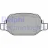 Комплект гальмівних колодок задн, FIAT 500, 500 C, 500L 0.9-1.6D 10.07- DELPHI LP2475 (фото 1)