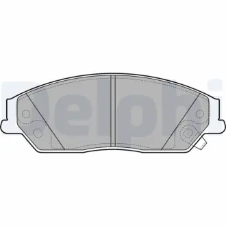 Гальмівні колодки. дискові DELPHI LP2714