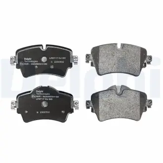 Комплект гальмівних колодок передн, BMW 2 (F45), 2 GRAN COUPE (F44), 2 GRAN TOURER (F46), X1 (F48), X2 (F39) MINI (F55), (F56), (F57), CLUBMAN (F54), COUNTRYMAN (F60) 1.5-2.0D 09.13- DELPHI LP2717