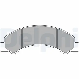 К-т гальмівних колодок TOYOTA DYNA 06- DELPHI LP2769