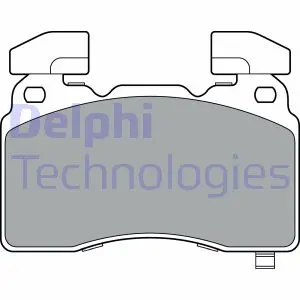 OPEL гальмівні колодки передні Insignia B 17- DELPHI LP3366