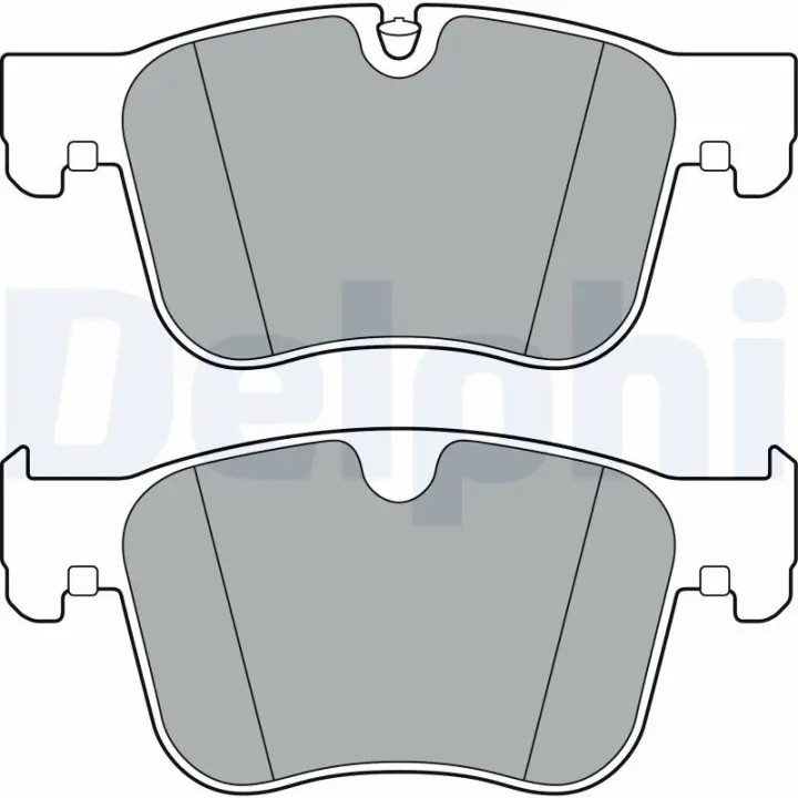 CITROEN передні гальмівні колодки Berlingo, C4 Picasso II, C4 SPACETOURER, C5 Aircross OPEL Combo,COMBO LIFE, GRANDLAND XPeugeot 3008 SUV, 5008 II, 508 II, 508 SW II 1.2-2.0D 02.13- DELPHI LP3384 (фото 1)