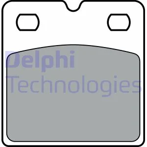 TESLA Колодки гальмівні задні MODEL S DELPHI LP3405