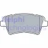 Комплект гальмівних колодок задн, HYUNDAI ELANTRA VII, I20 III KIA OPTIMA 1.6/2.0 09.15- DELPHI LP3537 (фото 1)