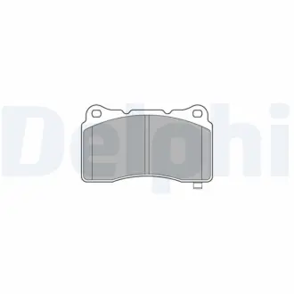 MITSUBISHI Колодки гальм. передн. Lancer VI,VII,VIII, Honda Civic IX, Subaru Impreza DELPHI LP3575