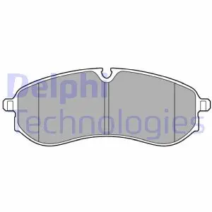 Комплект гальмівних колодок задн, MAN TGE VW CRAFTER, GRAND CALIFORNIA CAMPER 2.0D/Electric 09.16- DELPHI LP3641 (фото 1)