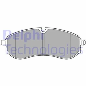 Комплект гальмівних колодок задн, MAN TGE VW CRAFTER, GRAND CALIFORNIA CAMPER 2.0D/Electric 09.16- DELPHI LP3641