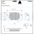 Комплект гальмівних колодок задн, CITROEN C4 III, C4 X FIAT 600E / 600 JEEP AVENGER OPEL CORSA F PEUGEOT 2008 II, 208 II 1.2-Electric 06.19- DELPHI LP3646 (фото 1)