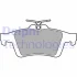 Комплект гальмівних колодок задн, FORD TOURNEO CONNECT V408 NADWOZIE WIELKO, TRANSIT CONNECT, TRANSIT CONNECT V408 FORD USA FOCUS 1.0-1.6D 09.11- DELPHI LP3653 (фото 1)