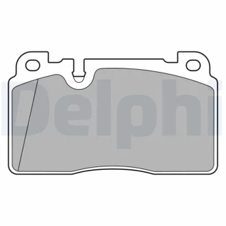 Delphi Гальмівні колодки до дисків DELPHI LP3677