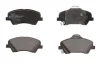 Комплект гальмівних колодок передн, HYUNDAI ACCENT V, BAYON, I20 III, SOLARIS KIA RIO IV, STONIC 1.0-1.6D 01.17- DELPHI LP3678 (фото 1)