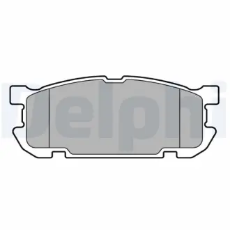MAZDA гальмівні колодки задн. MX-5 II 1.8 98- DELPHI LP3690