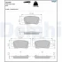 Комплект гальмівних колодок задн, HYUNDAI SANTA FE IV, SANTA FE V KIA CARNIVAL IV, SORENTO IV 1.6H-3.5 07.19- DELPHI LP3706 (фото 1)