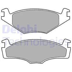 Тормозные колодки DELPHI LP421