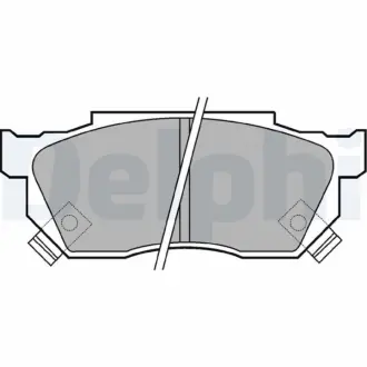 Гальмівні колодки, дискові DELPHI LP445