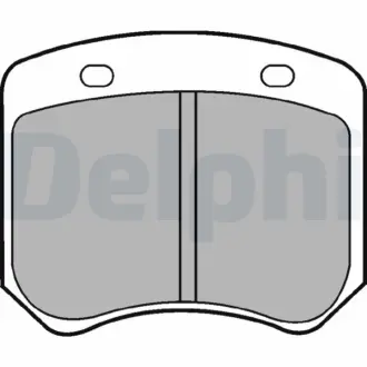 Комплект тормозных колодок, дисковый тормоз DELPHI LP44