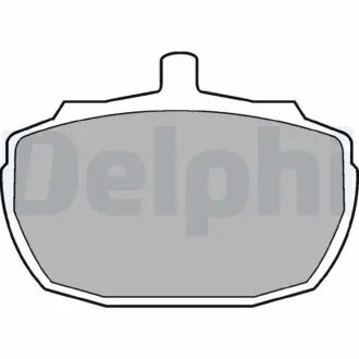 Комплект тормозных колодок, дисковый тормоз DELPHI LP47