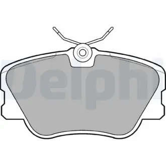 Гальмівні колодки дискові MERCEDES 190(W201)/200(W124)E(W124) "F "84-95 DELPHI LP499