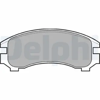 Комплект тормозных колодок, дисковый тормоз DELPHI LP546