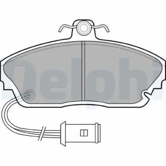 Комплект тормозных колодок, дисковый тормоз DELPHI LP559