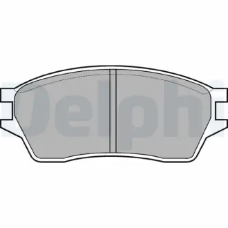 Комплект тормозных колодок, дисковый тормоз DELPHI LP561