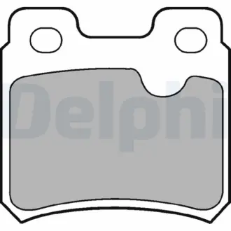 Гальмівні колодки, дискові DELPHI LP586