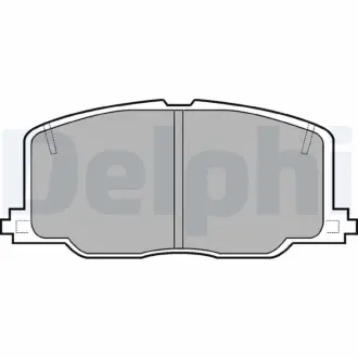Комплект тормозных колодок, дисковый тормоз DELPHI LP613