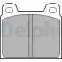 Комплект тормозных колодок, дисковый тормоз DELPHI LP61 (фото 1)