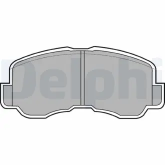 Комплект тормозных колодок, дисковый тормоз DELPHI LP640
