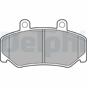 Комплект тормозных колодок, дисковый тормоз DELPHI LP643