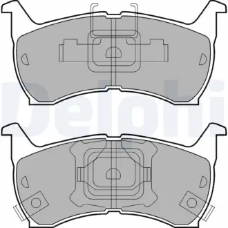 Комплект тормозных колодок, дисковый тормоз DELPHI LP663