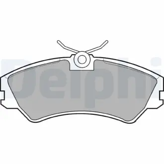 Комплект тормозных колодок, дисковый тормоз DELPHI LP668